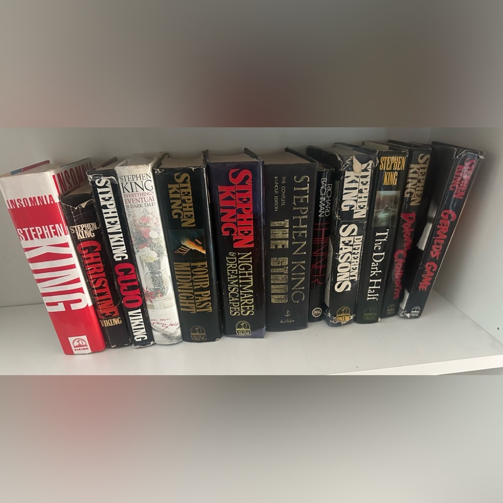 Stephen King novels various titles BOOKS